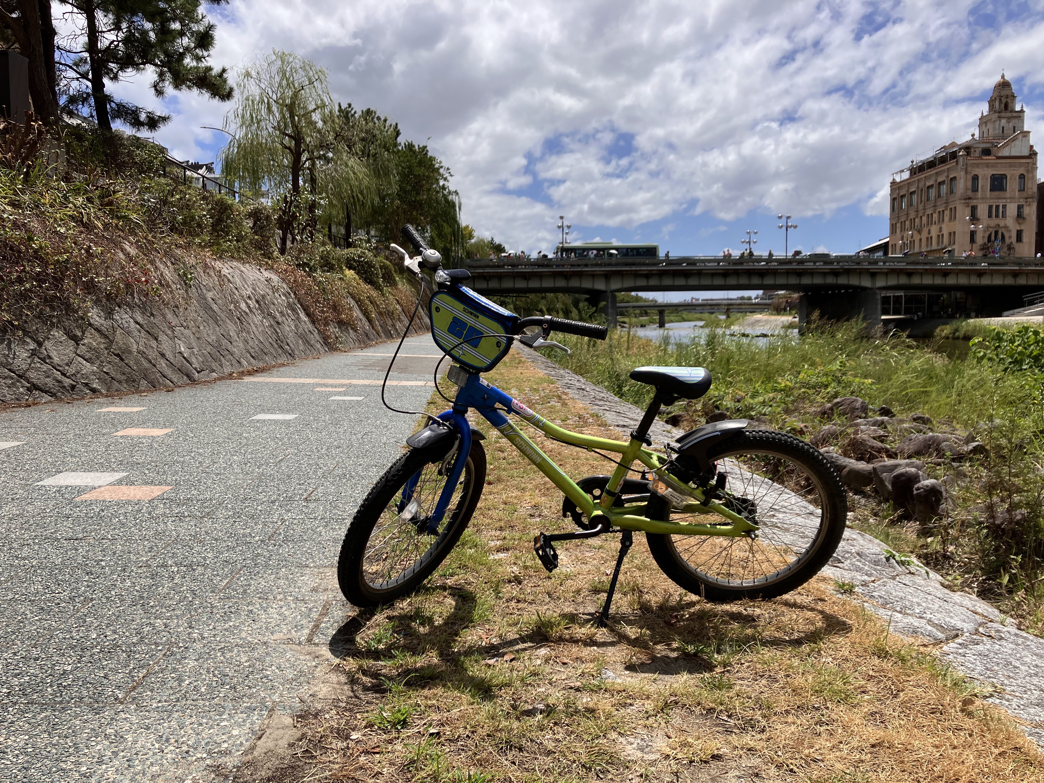 京都市鴨東駐車場レンタサイクルこども用自転車